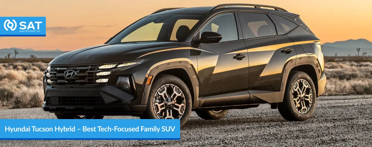 Hyundai Tucson Hybrid – Best Tech-Focused Family SUV